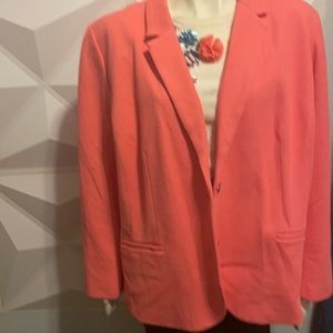 TALBOTS PEACH BLAZER 26W